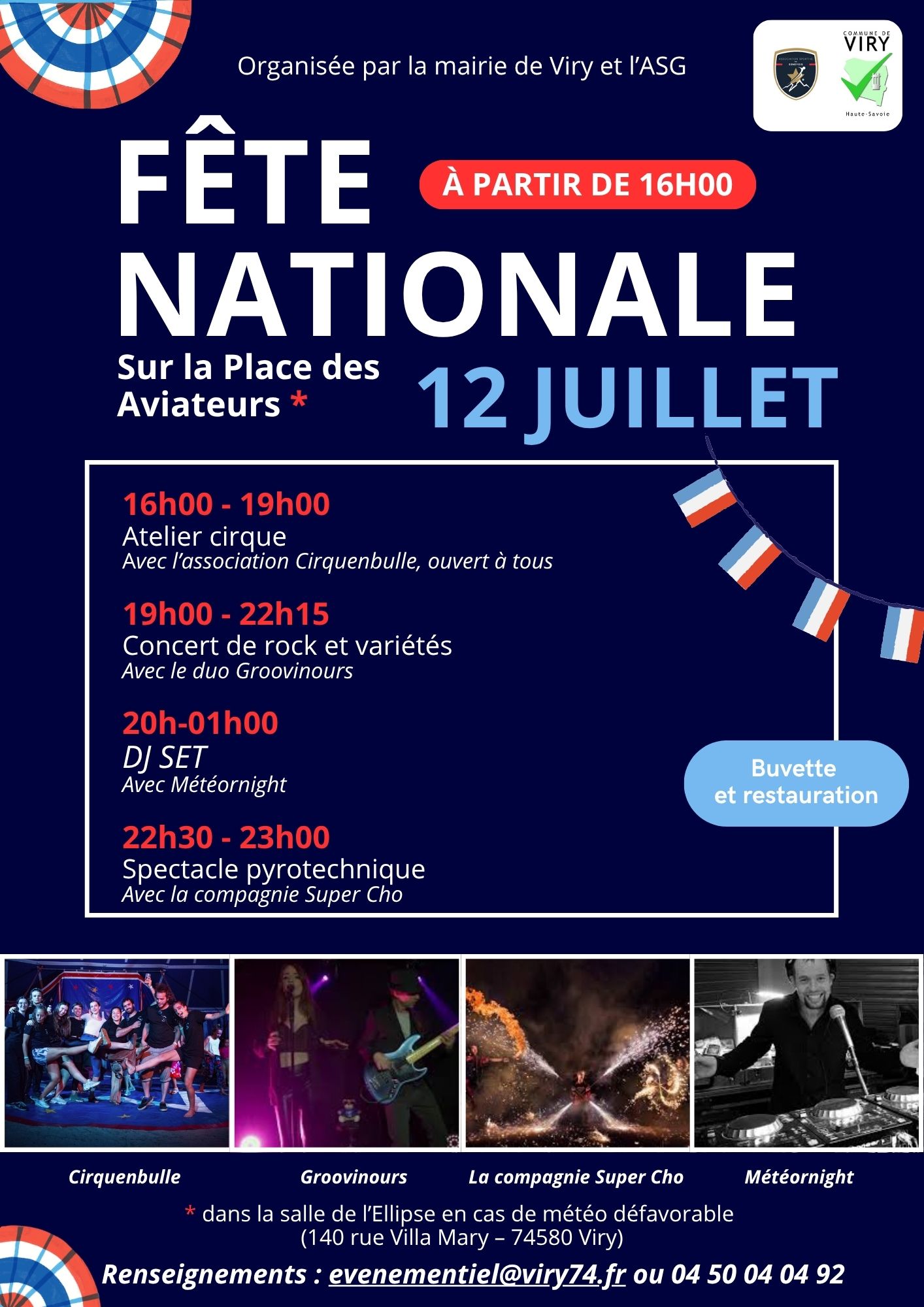 Affiche fete nationale 2025