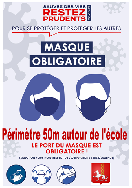 PORT MASQUE PERIMETRE ECOLE