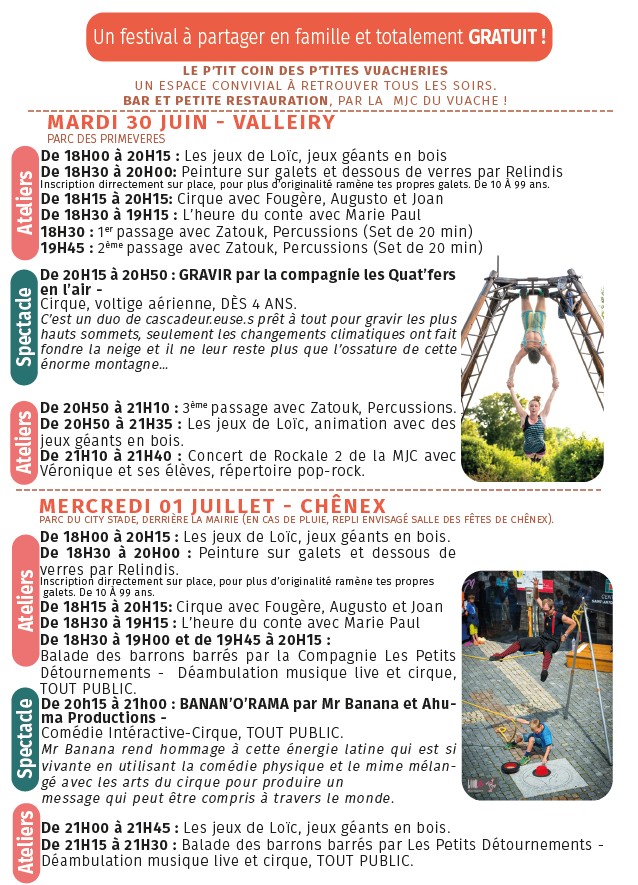 affiche programme 1ère page